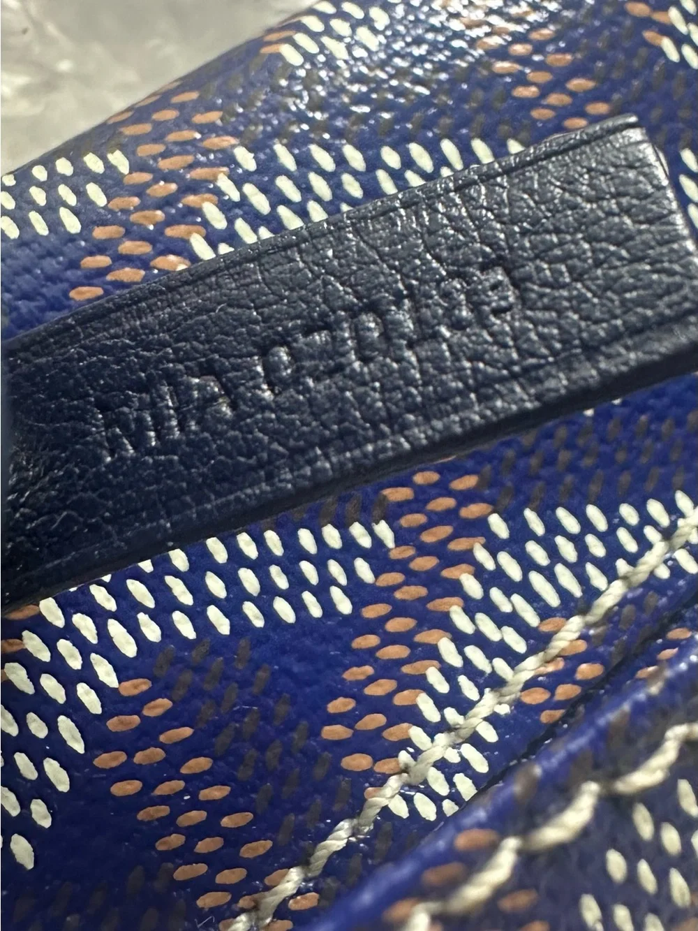 💙Authentic Goyard Saint Louis Pm Navy tote comes with the pouch
